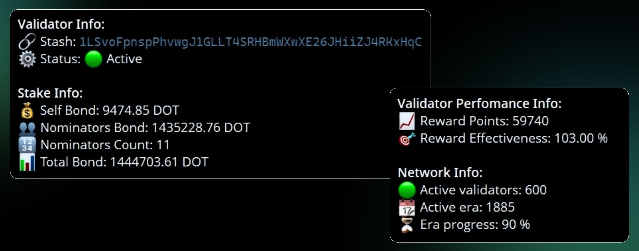 Polkadot Monitoring Bot